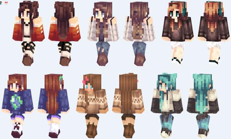 baby girl skins for minecraft pe